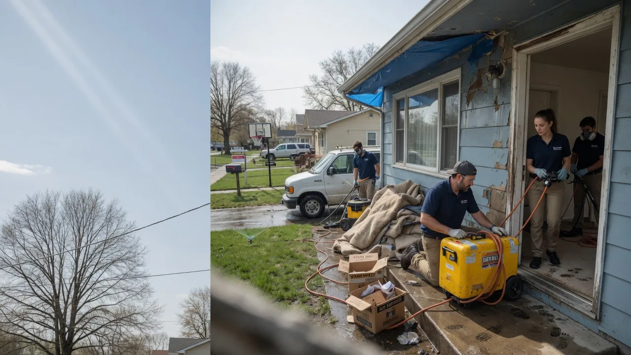 Basement Flood Cleanup in Flaxton, ND near me